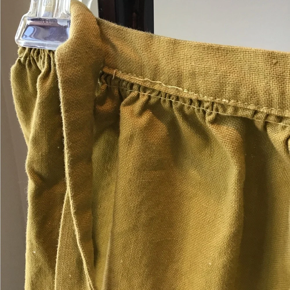 Vintage 2 Aprons Vera Neumann Retro 1960/1970 Half Apron Linen Gold‎ Hostess …